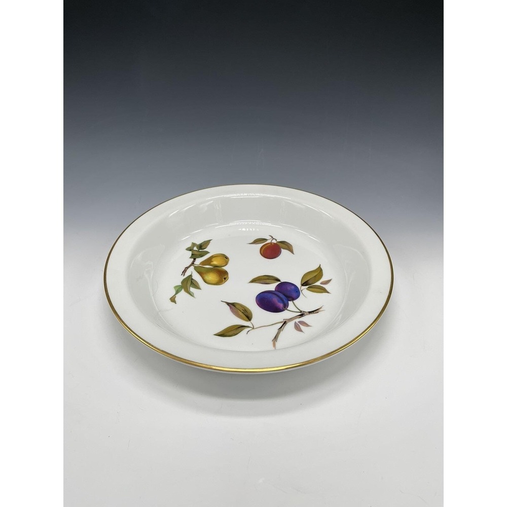 Vintage 10.5" Royal Worcester Evesham Gold Tart Pie Pan Dish CC Fruit